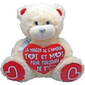 Peluche ours 30 cm