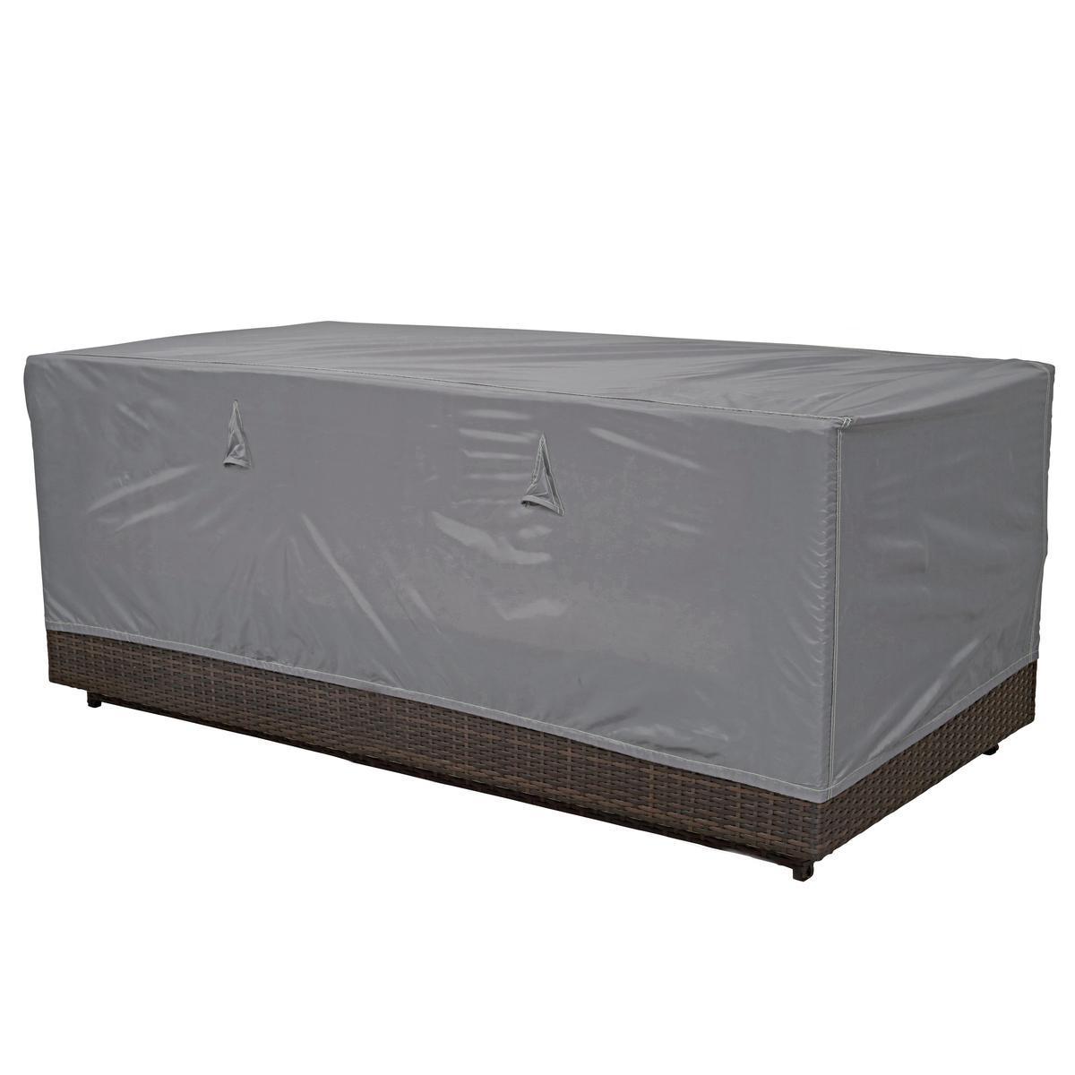 Housse de protection pour canapé 3 places - 205 x 75 x 60 cm - Gris - COV'UP