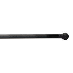 Tringle déco extensible Bolla - L 85 cm - Noir