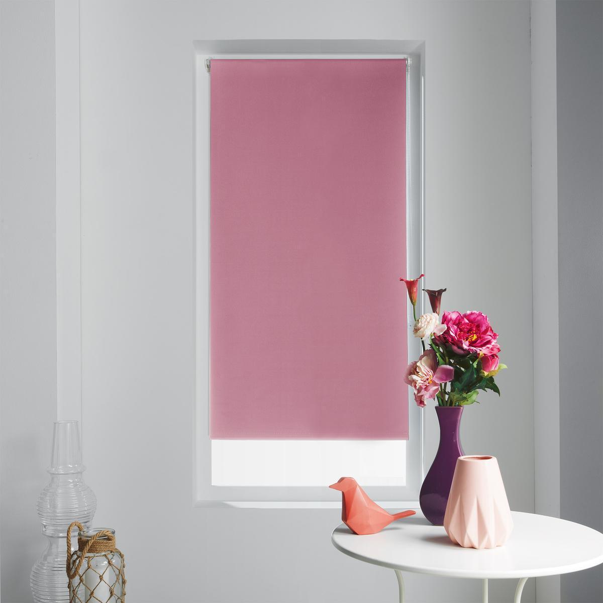 Store enrouleur - L 90 x l 60 cm - Rose