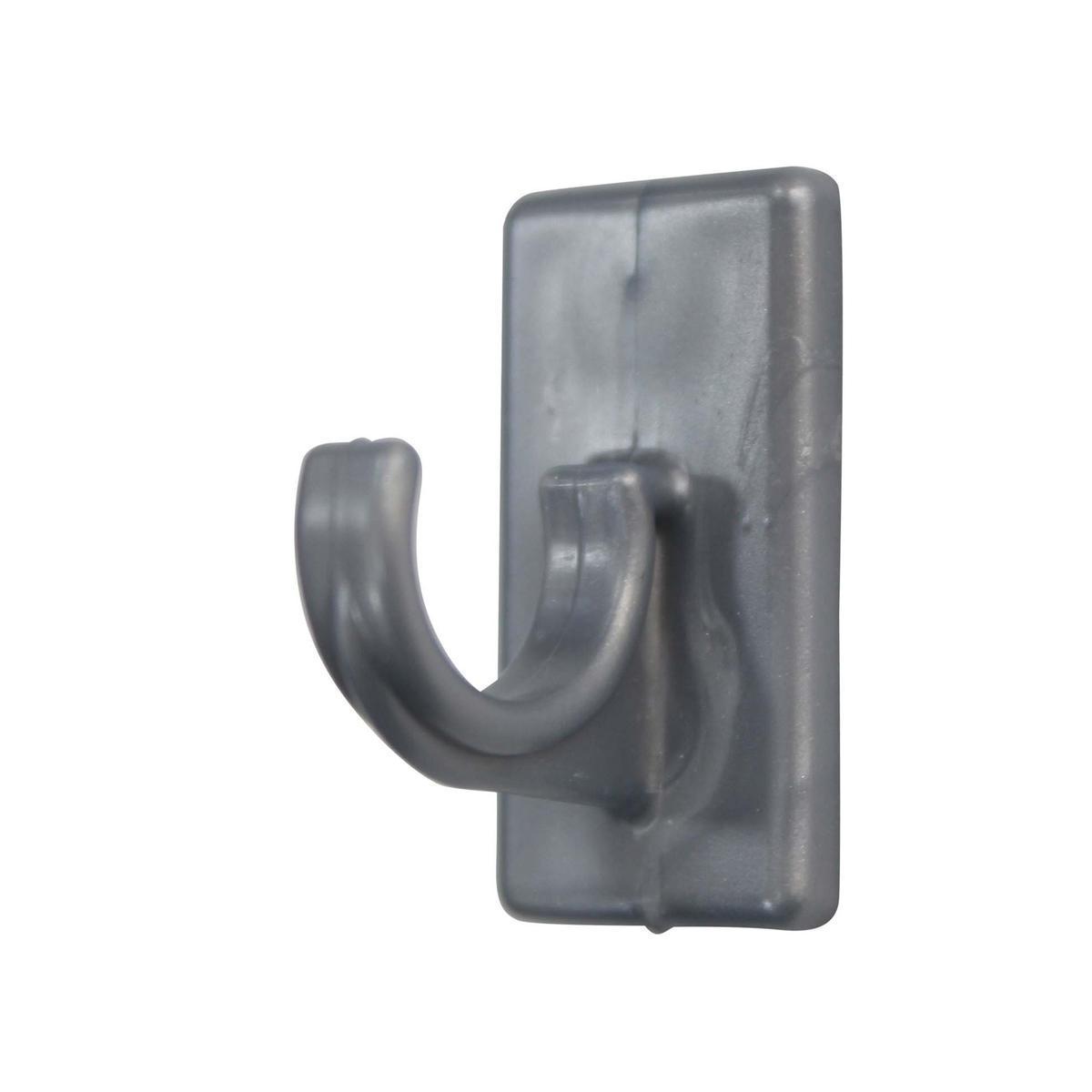 2 supports bistrot courts - L 3 x H 2 x l 2 cm - Gris