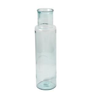 Vase bouteille en verre recyclé
