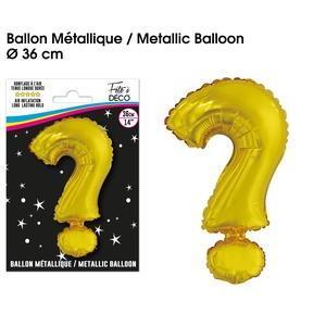 Ballon métallique or interrogation