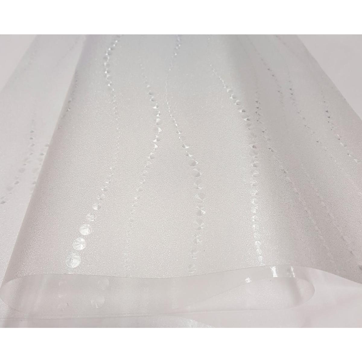 Nappe cristal texture bulles - 140 cm