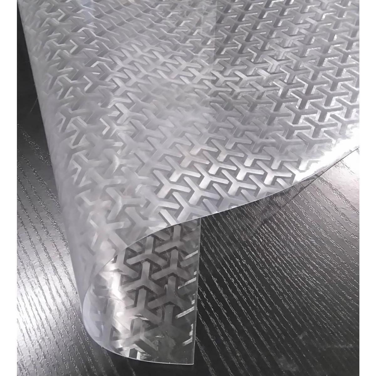 Nappe cristal texture Factory 3D - 140 cm