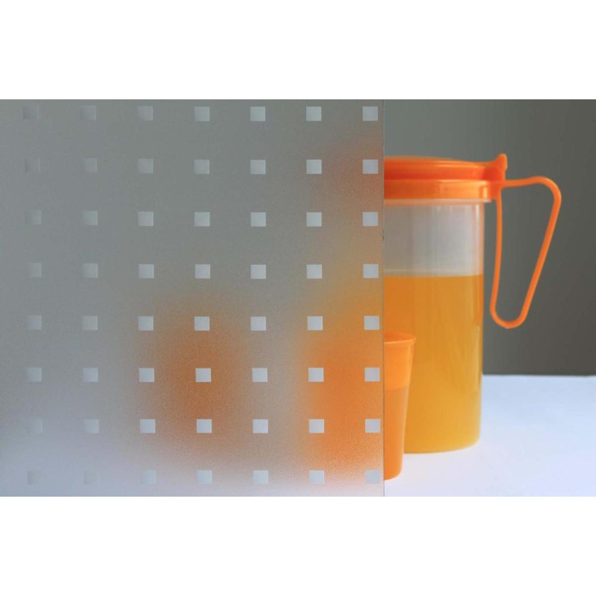 Film vitrostatique Square - 60 x 20 cm - Transparent