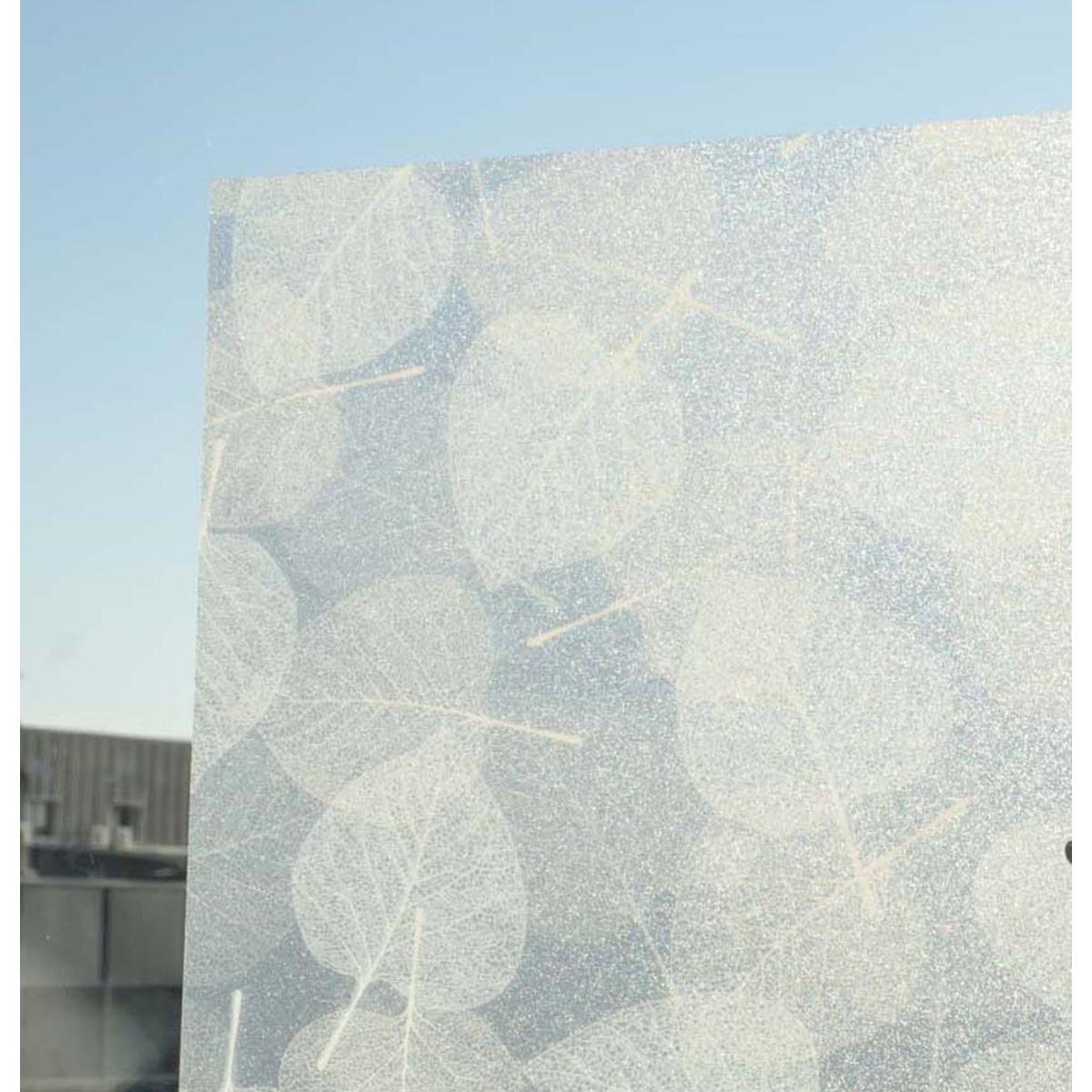 Film vitrostatique Leaves - 60 x 20 cm - Blanc