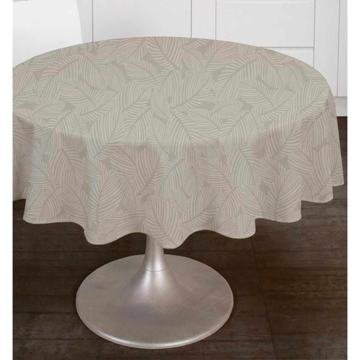 Nappe ronde Niort - ø 180 cm - Beige