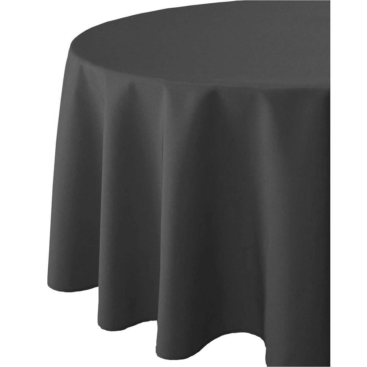 Nappe en tissu enduit - Gris anthracite