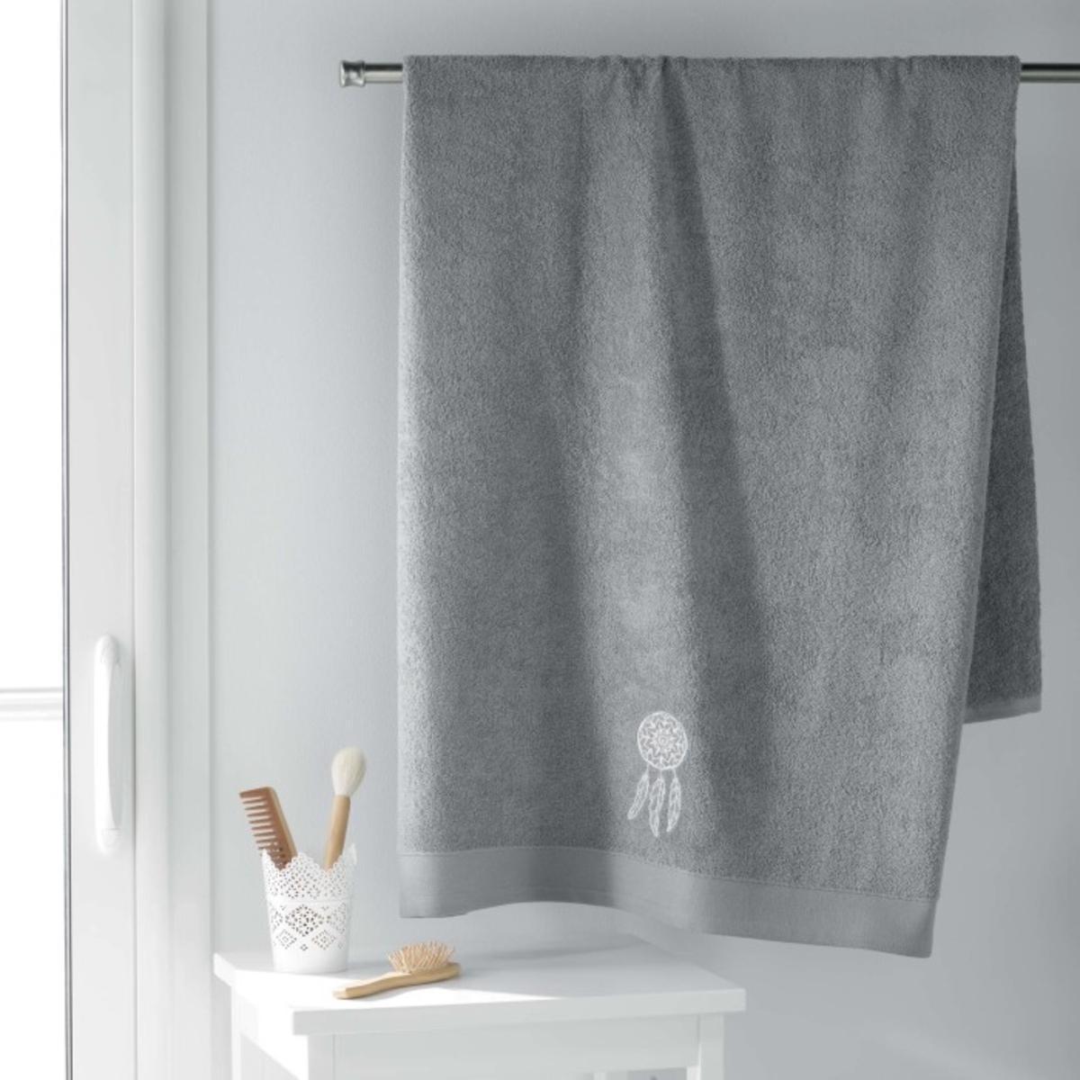 Drap de bain talisman - 90 x 150 cm - Gris