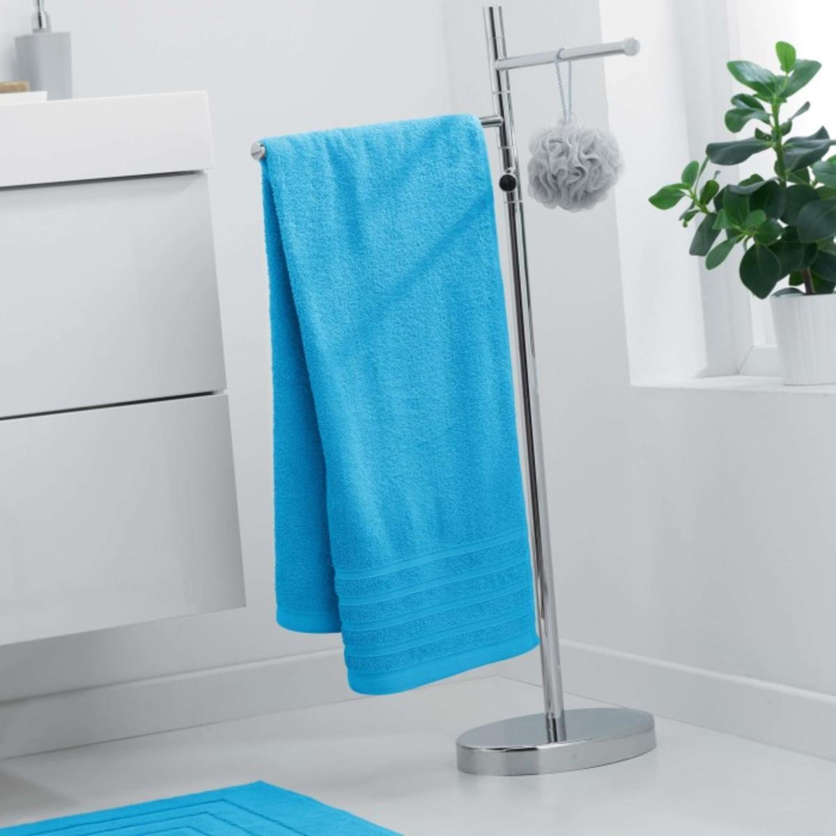 Drap de douche vitamine - 70 x 130 cm - Bleu turquoise