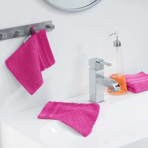 2 gants de toilette vitamine - Rose fuchsia