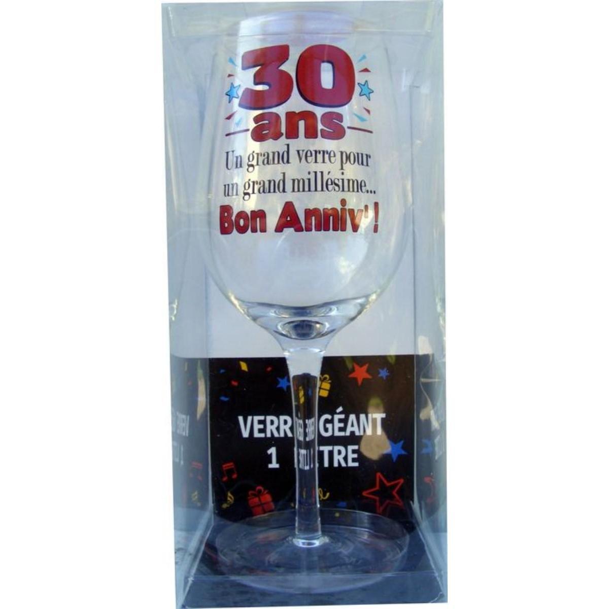 Verre a vin xXXL 30 ans