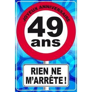 Carte postale + badge 49 ans