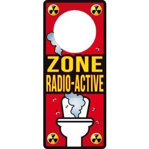 Poignee radio active
