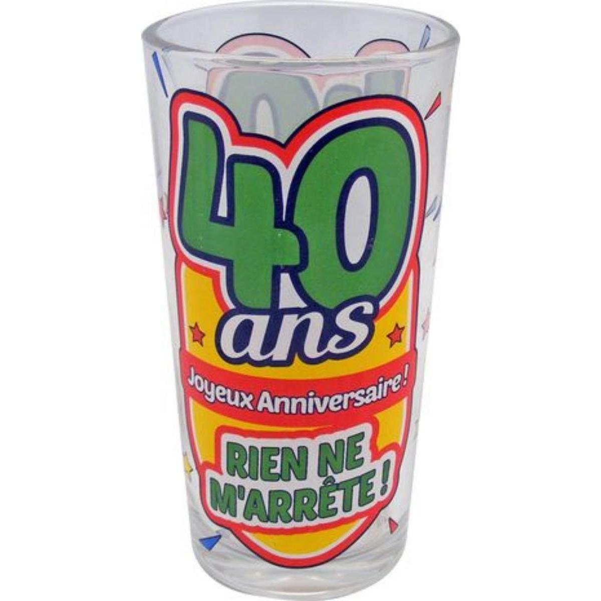 Verre soda 40 ans