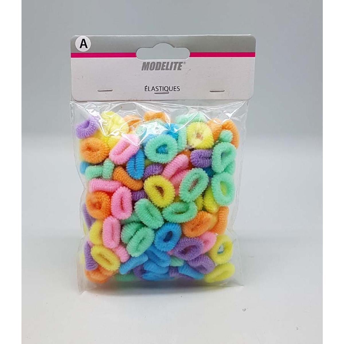 Mini-élastiques mousse - 150 pièces - Multicolore - MODELITE