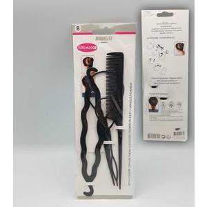 Set d'accessoires à cheveux - Noir - MODELITE