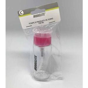 Flacon distributeur à produits de soin - 100 ml - Transparent - MODELITE