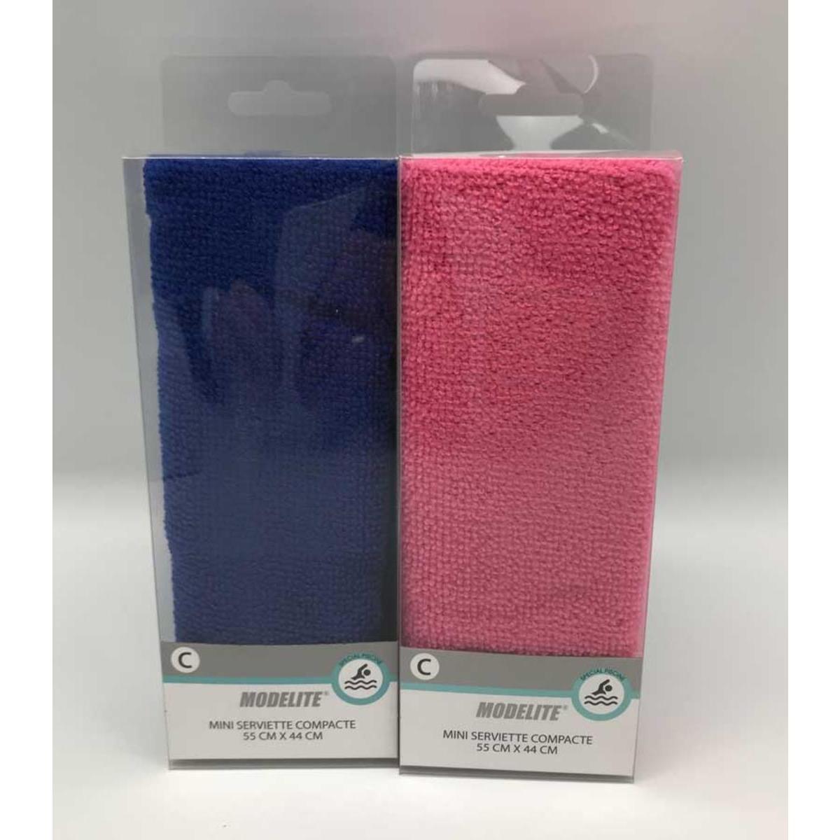 Petite serviette de bain - Taille standard - Différents coloris - Rose ou bleu - MODELITE
