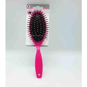 Mini brosse pneumatique à picots perlés - L 23 cm - Rose - MODELITE