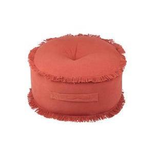 Pouf Prague - ø 44 x H 20 cm - Rouge terracotta