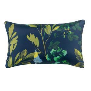 Coussin passepoil Ficusia - 30 x 50 cm - Noir