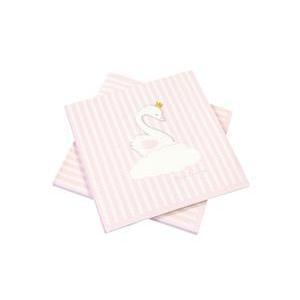 serviette papier baby shower 33 cm x 33 cm 3plis (x20) rose