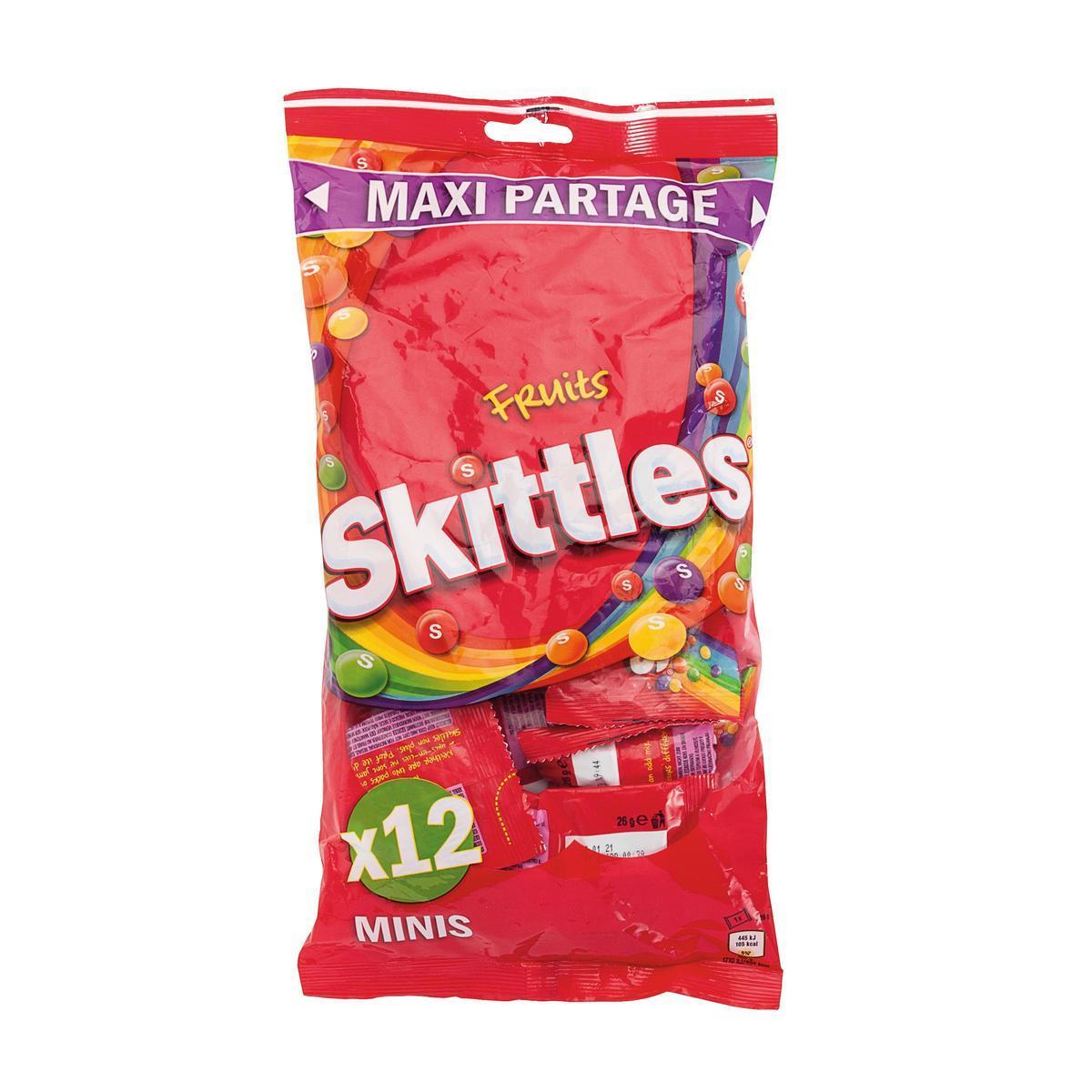 12 sachets de Skittles