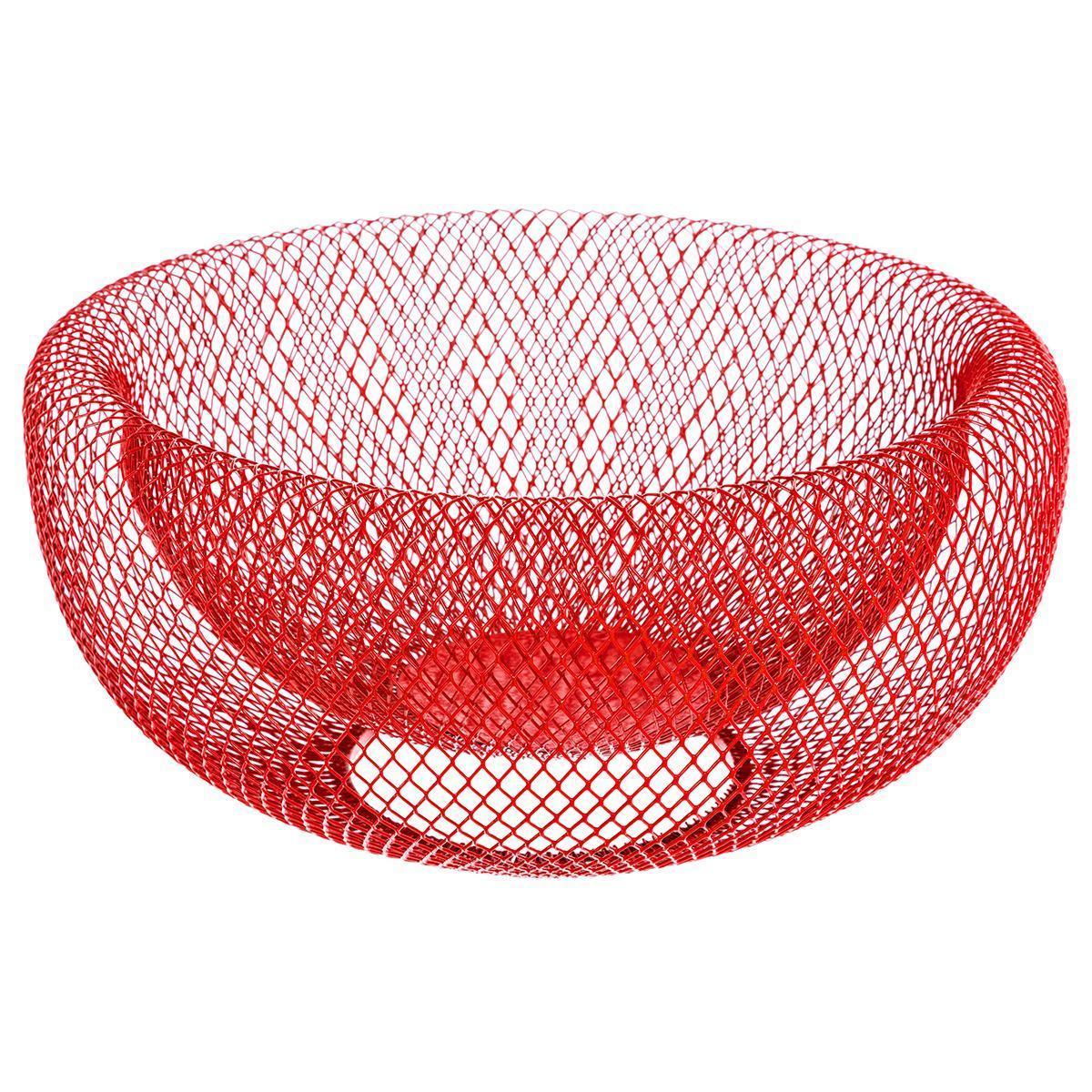 Corbeille mesh rouge 27 cm