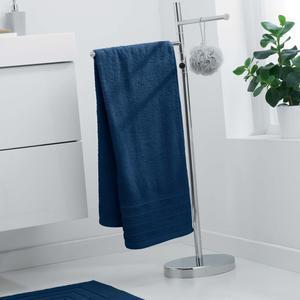 Drap de douche éponge uni Vitamine - L 130 x l 70 cm - Bleu