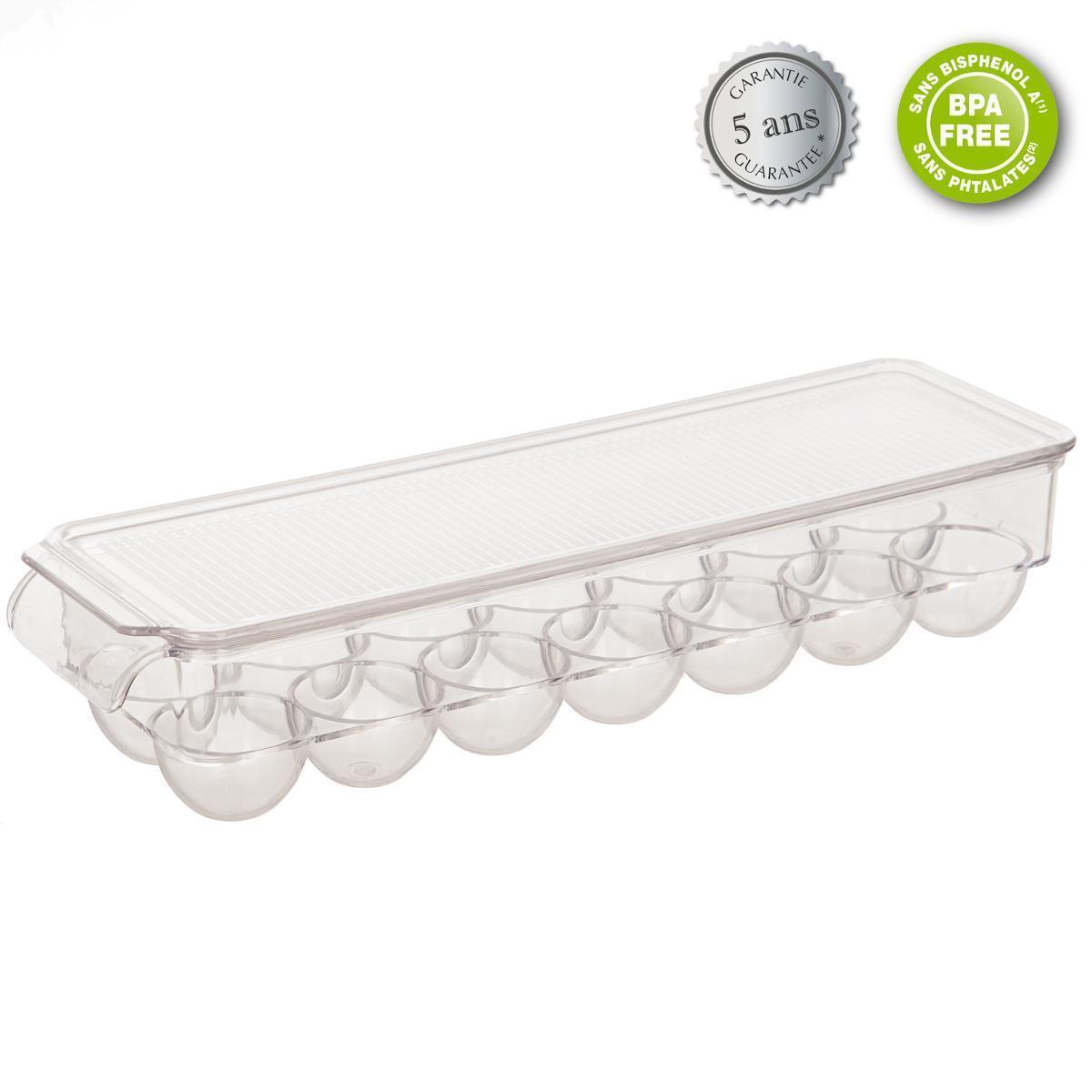 Bac rangement frigo oeuf x 14