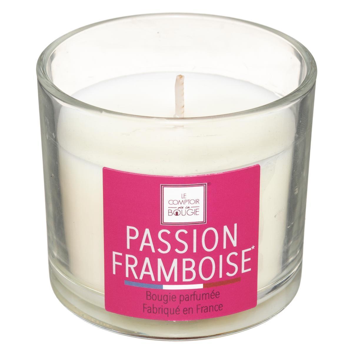 Bougie parfumee passion framboise elea 100 g