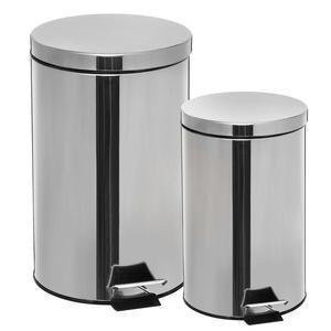 POUBELLE 12L+3L INOX