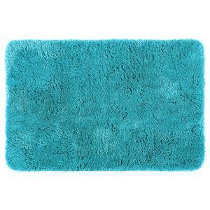 Tapis microfibre - L 90 x l 60 cm - Différents coloris - Bleu turquoise - 5FIVE