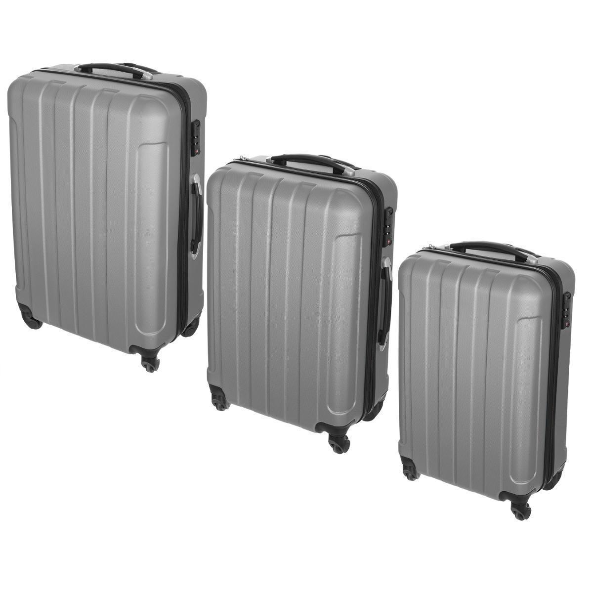 Kit valise x 3 gris