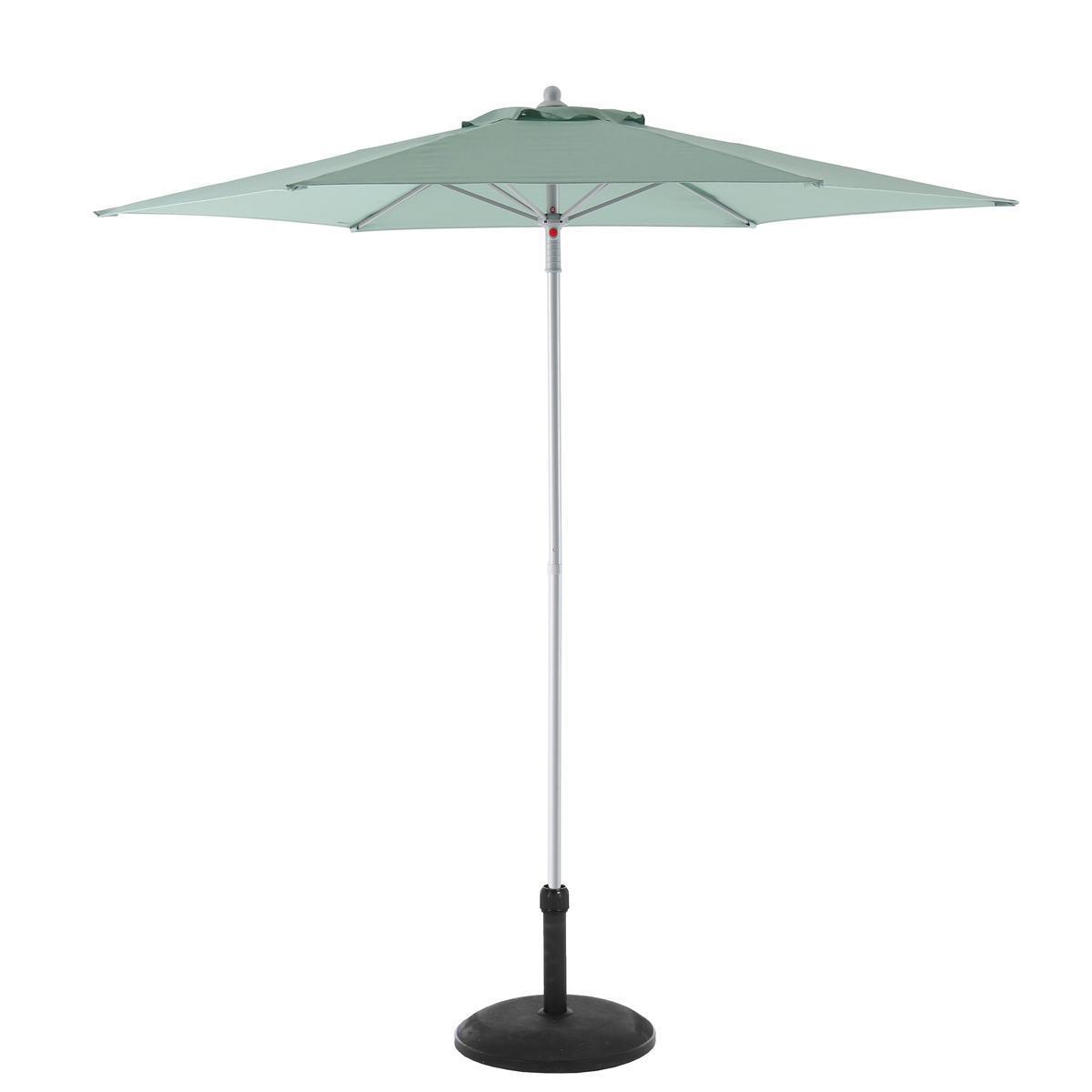 Parasol Anzio - 2 x H 2.2 x 2 m - Différents modèles - Bleu céladon - HESPERIDE