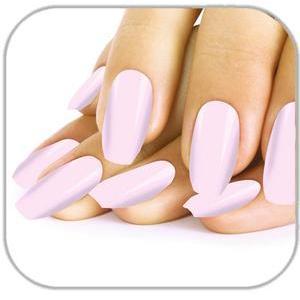 Faux ongles rose pale bout pointu