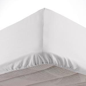 Drap-housse 2 personnes Lina - L 200 x l 160 cm - Blanc