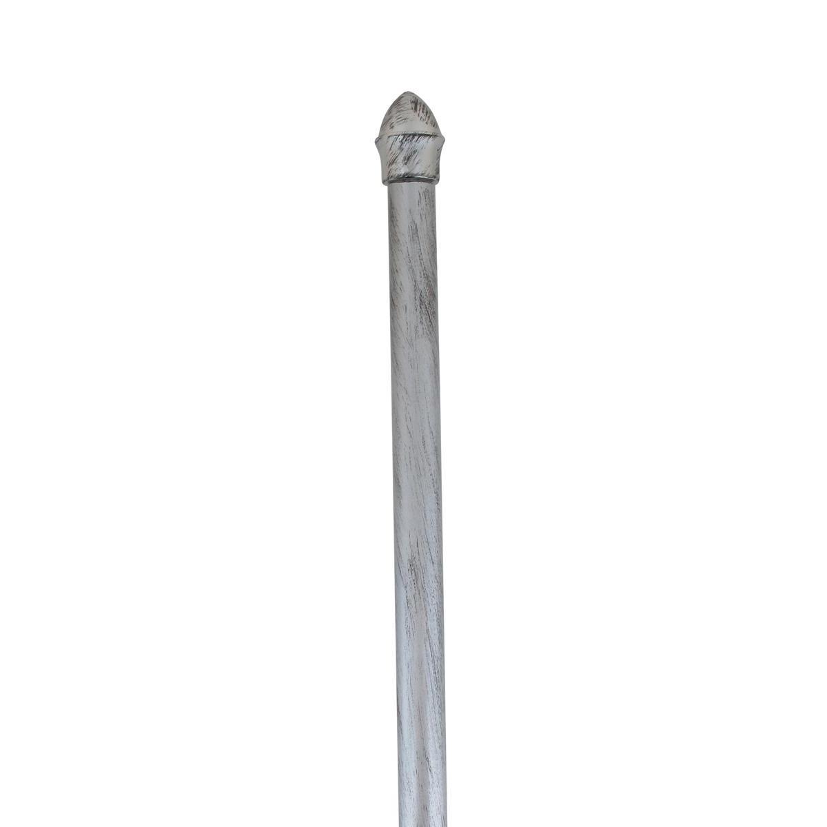 Tringle extensible Bistrot - 170/300 cm - Argent, noir