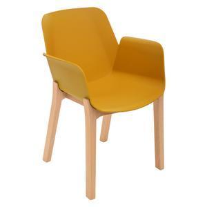 Fauteuil moutarde alby