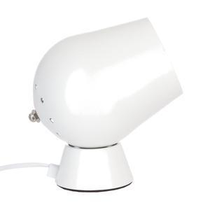 Lampe touch projecteur blanche H 18 cm
