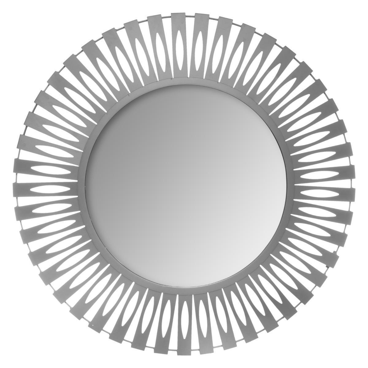 Miroir métal découpé nola ø 89 cm