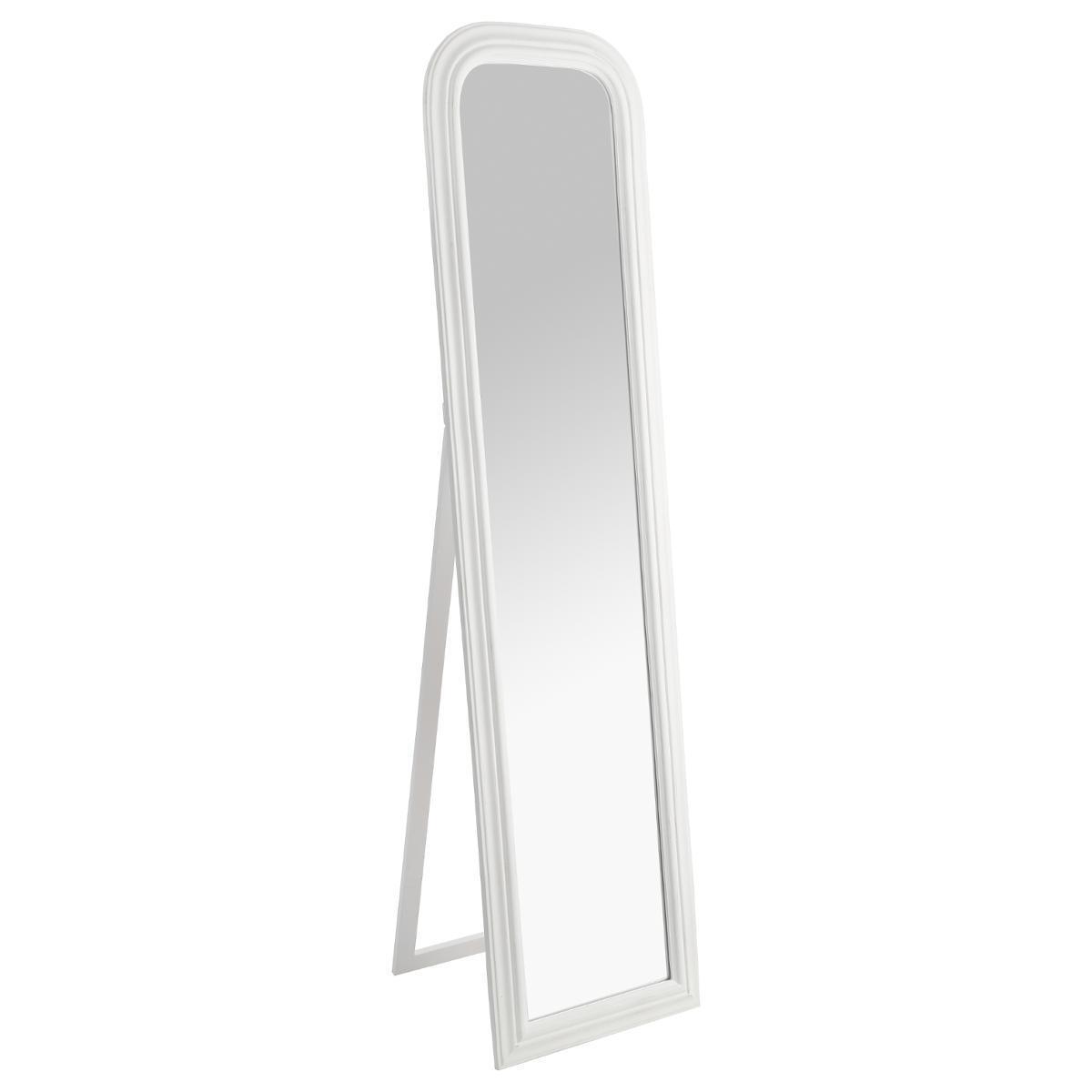 Miroir sur pied blanc Adele 40 x 160 cm