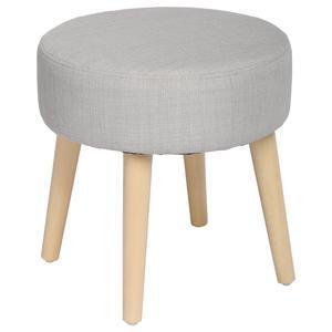 Tabouret rond gris clair tomaz