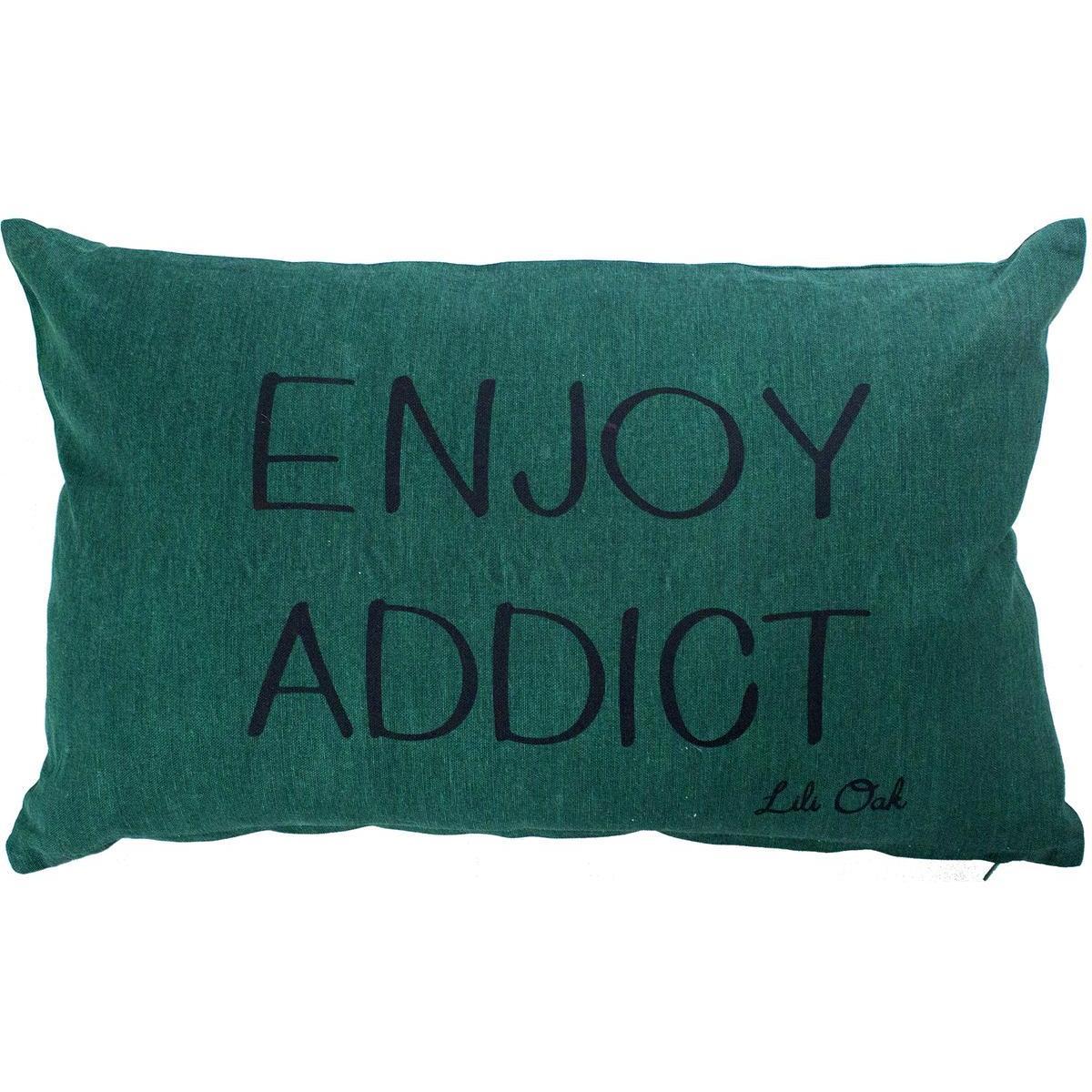 Coussin Addict - 30 x 50 cm - Vert