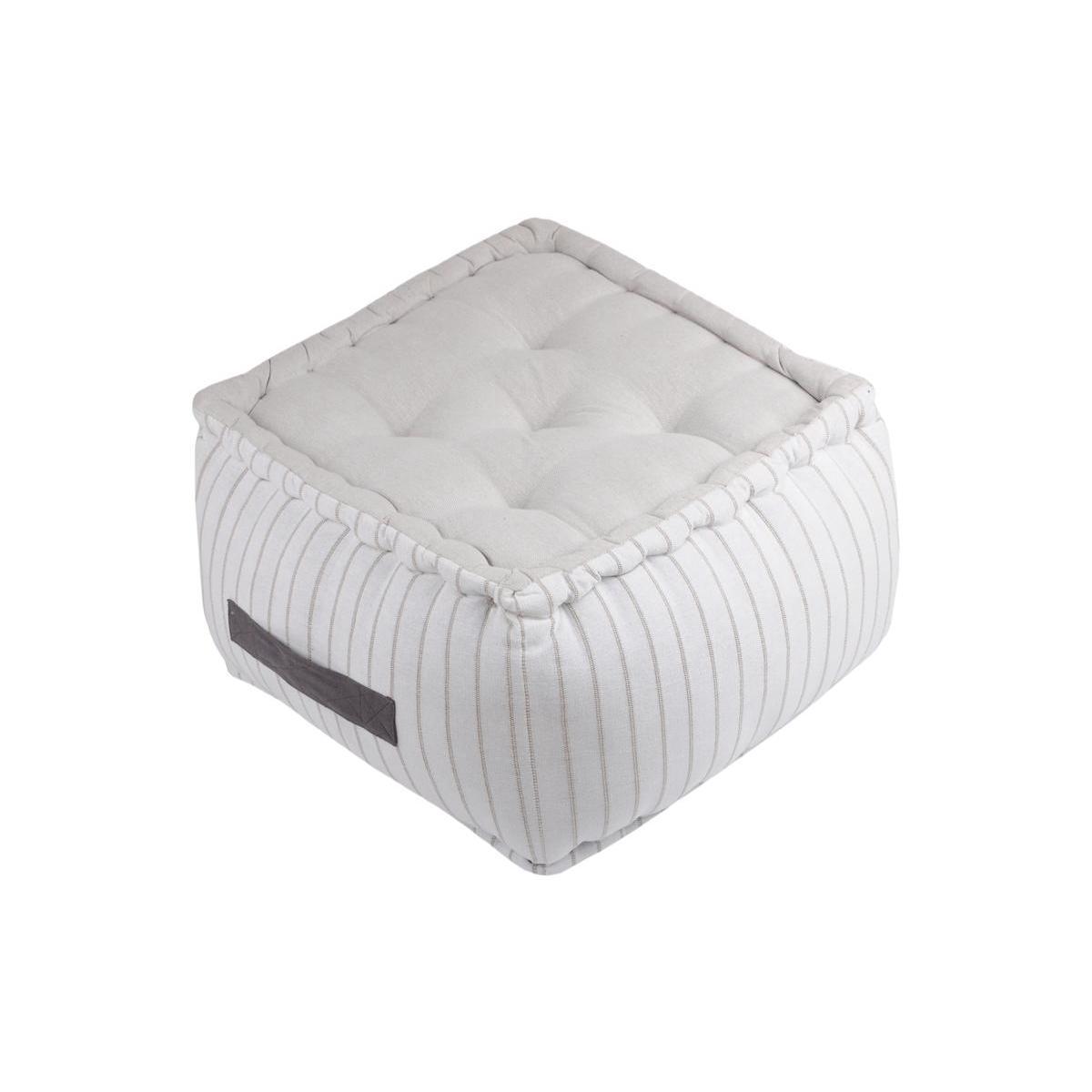 POUF MONICA 40X40X30 GRIS