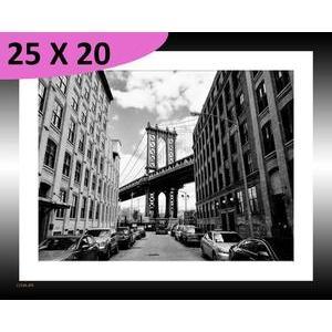 Tableau Pont de New-York - L 20 x P 1.5 x l 25 cm - Noir, blanc - VUE SUR IMAGE