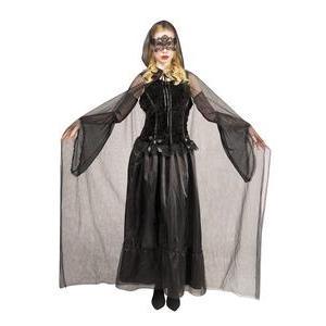 Costume de Veuve Noire - Taille adulte  - L 39 x H 2 x l 29 cm - Noir - PTIT CLOWN