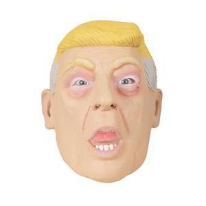 Masque adulte latex intégral Donald Trump - L 31 x H 1.5 x l 24 cm - Multicolore - PTIT CLOWN